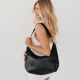Slouchy Shoulder Bag-Brown