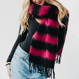 Striped Scarf Pink