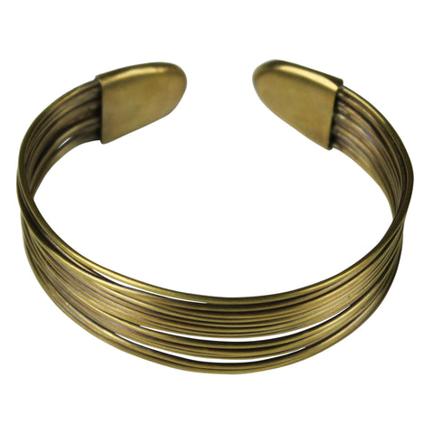 Nara Wire Cuff, Brass