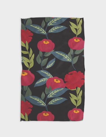 Red Flower Towel