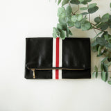 Green Stripe CLUTCH