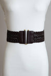 Braided Belt Dk BRWN