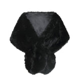Fur Shawl BLK