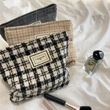 Plaid Cosmetic Bag