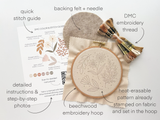 Floral Embroidery Kit