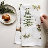 Evergreen christmas Towel