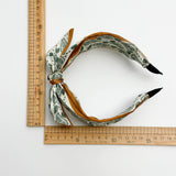 Headband Satin Brwn