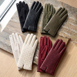 Faux Leather Gloves