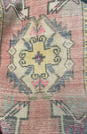 Vintage Anatolian Geometric Turkish Rug