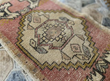 Vintage Anatolian Geometric Turkish Rug