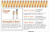 Aromatic Citrus Camp Cocktail