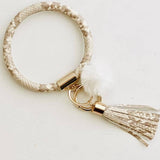 Bangle Key Chain Pom