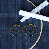 Brass Hoops Lg