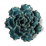 Teal Wall Flowers