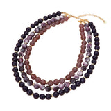 Triple Beaded Necklace