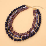 Triple Beaded Necklace