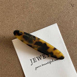 Teardrop  Clip Drk Brwn