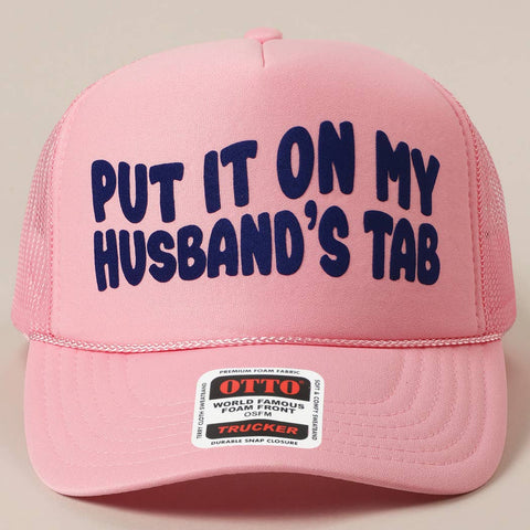 Husband's Tab Trucker Hat