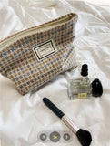 Plaid Cosmetic Bag
