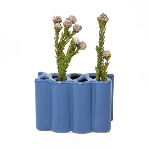 Wave Vase Cornflower