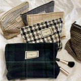 Plaid Cosmetic Bag