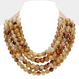 Layered Necklace:Gold