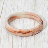 Resin Round Bangle: Tort