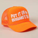 Husband's Tab Trucker Hat
