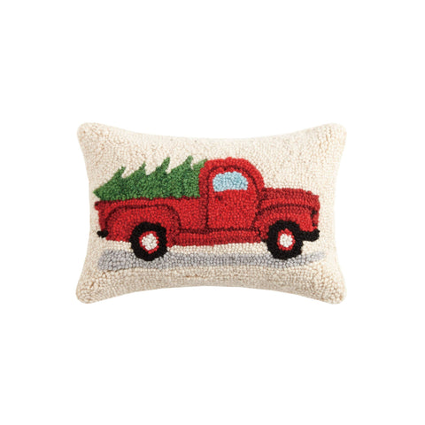 Tree On Truck Hook Pillow