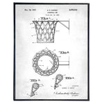 Vintage Basketball Net Blueprint