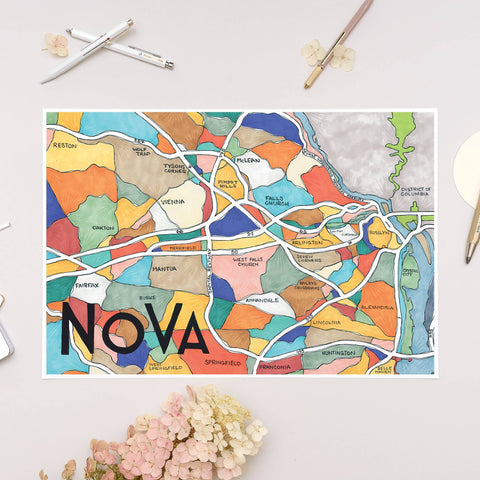 NoVA Map Print