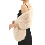 Fur Shawl BLK