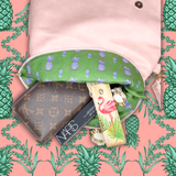Fold Over Clutch Pnk