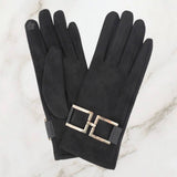 Gold Buckle Gloves