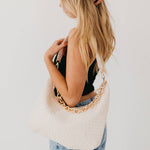 Slouchy Shoulder Bag-Brown