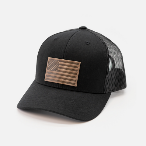 American Flag Trucker