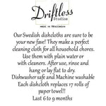 Vintage Fish Scale Pattern Swedish Dishcloth - Dish Cloth