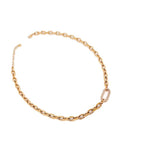 Diamond Toggle Chain Necklace