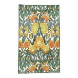 Poppies Gold Kitchen Towel