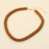 Beaded Necklace:Multi