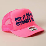 Husband's Tab Trucker Hat