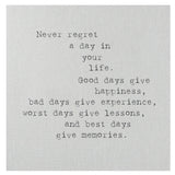 Never Regret block