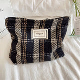 Plaid Cosmetic Bag