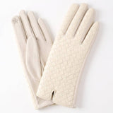 Faux Leather Gloves