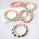 Hammered Bracelet: Red