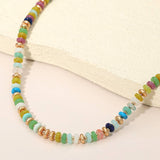 Beaded Necklace: Light/Multi