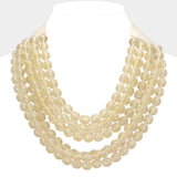 Layered Necklace:Gold