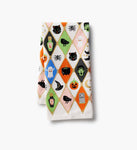 Halloween Argyle Towel