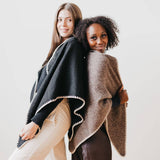 Tilly Triangle Scarf: Black