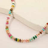 Beaded Necklace: Light/Multi